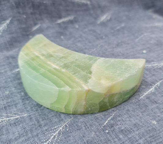 Pistachio Calcite Moon