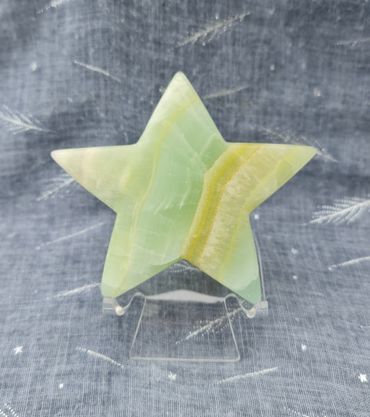 Pistachio Calcite Star