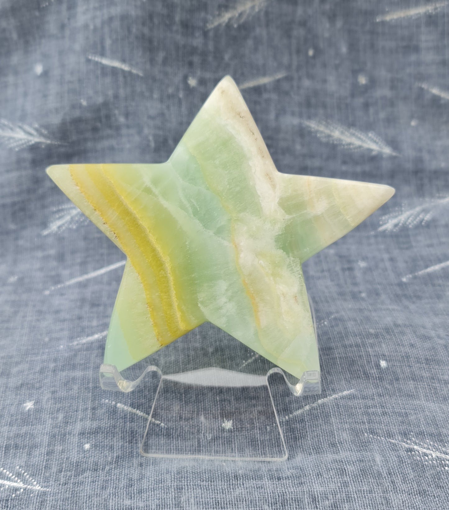 Pistachio Calcite Star