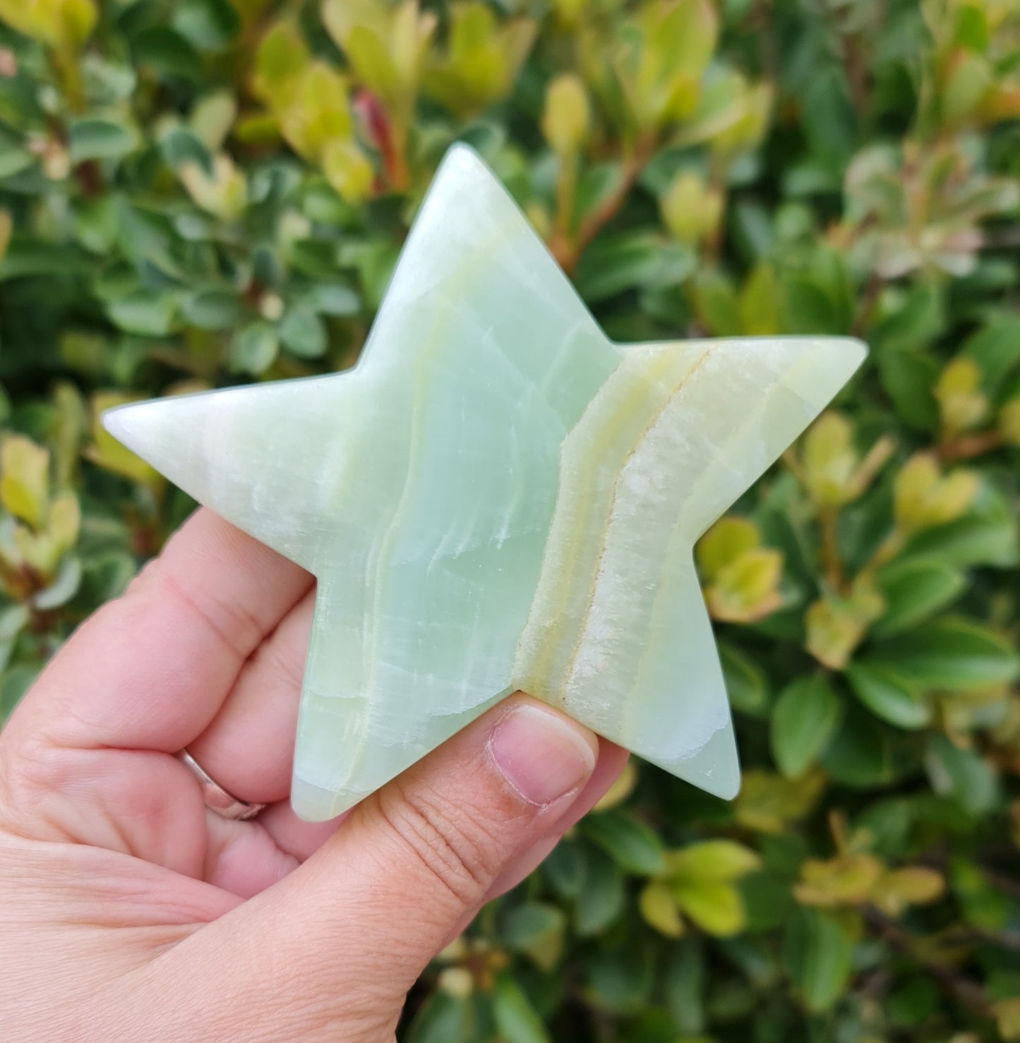Pistachio Calcite Star