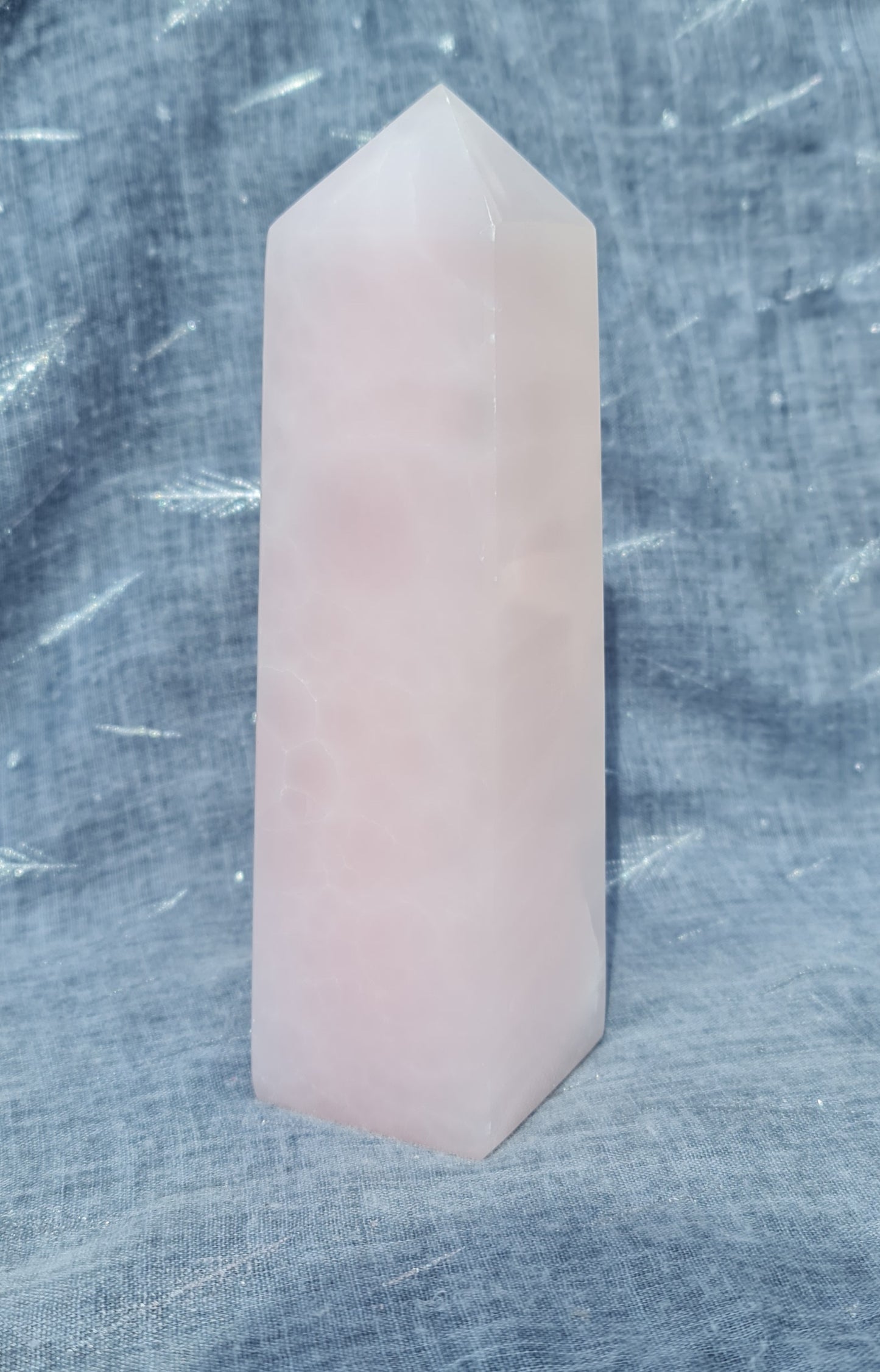 Mangano Pink Calcite Tower