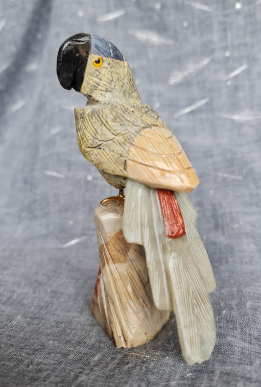 Soapstone Parrot