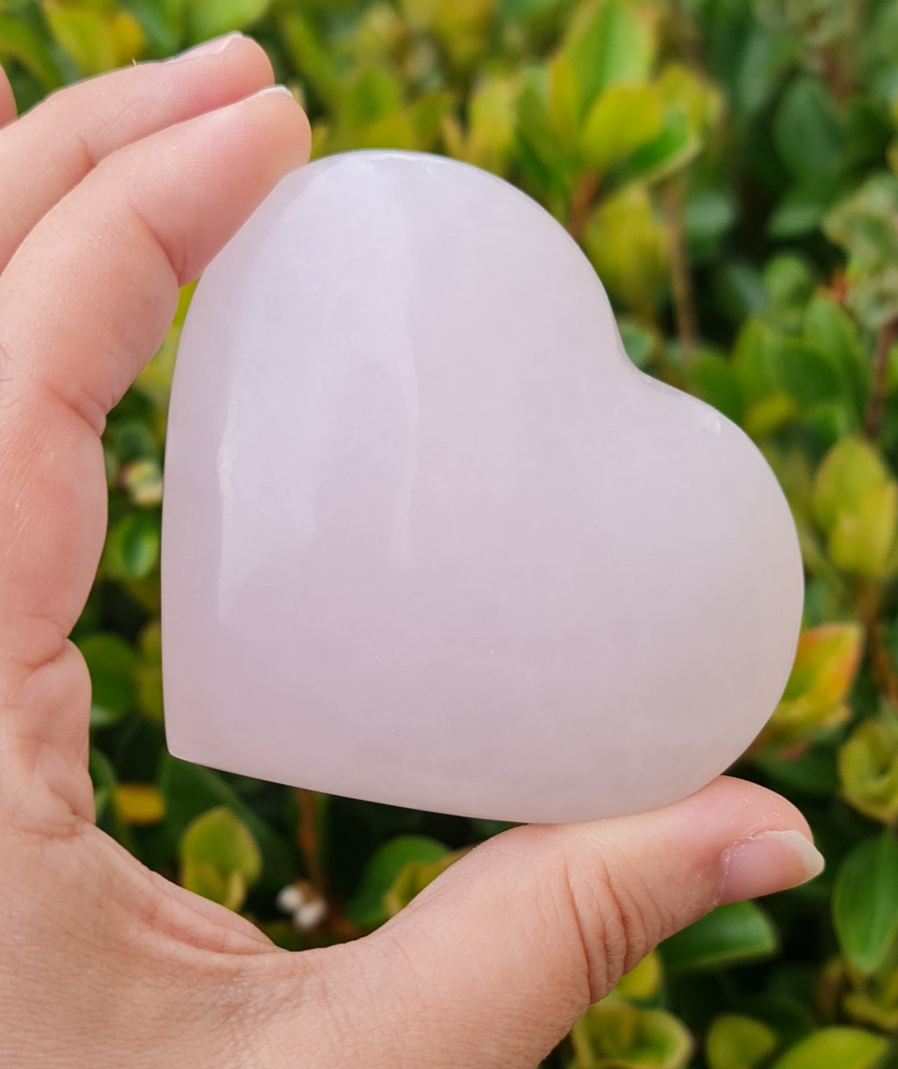 Mangano Pink Calcite Heart