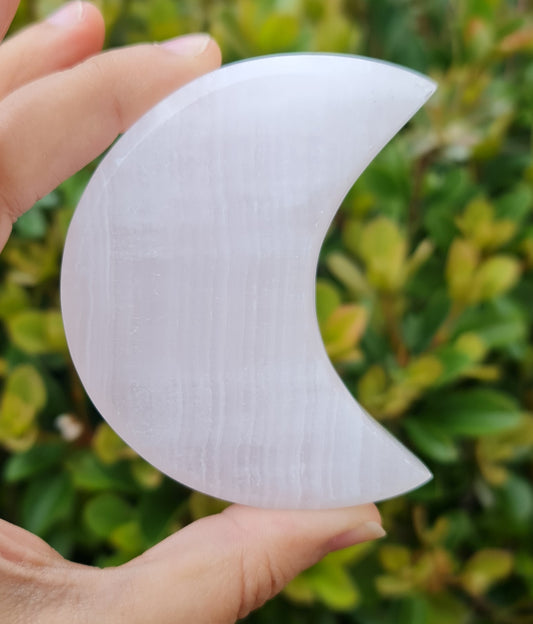 Mangano Pink Calcite Moon