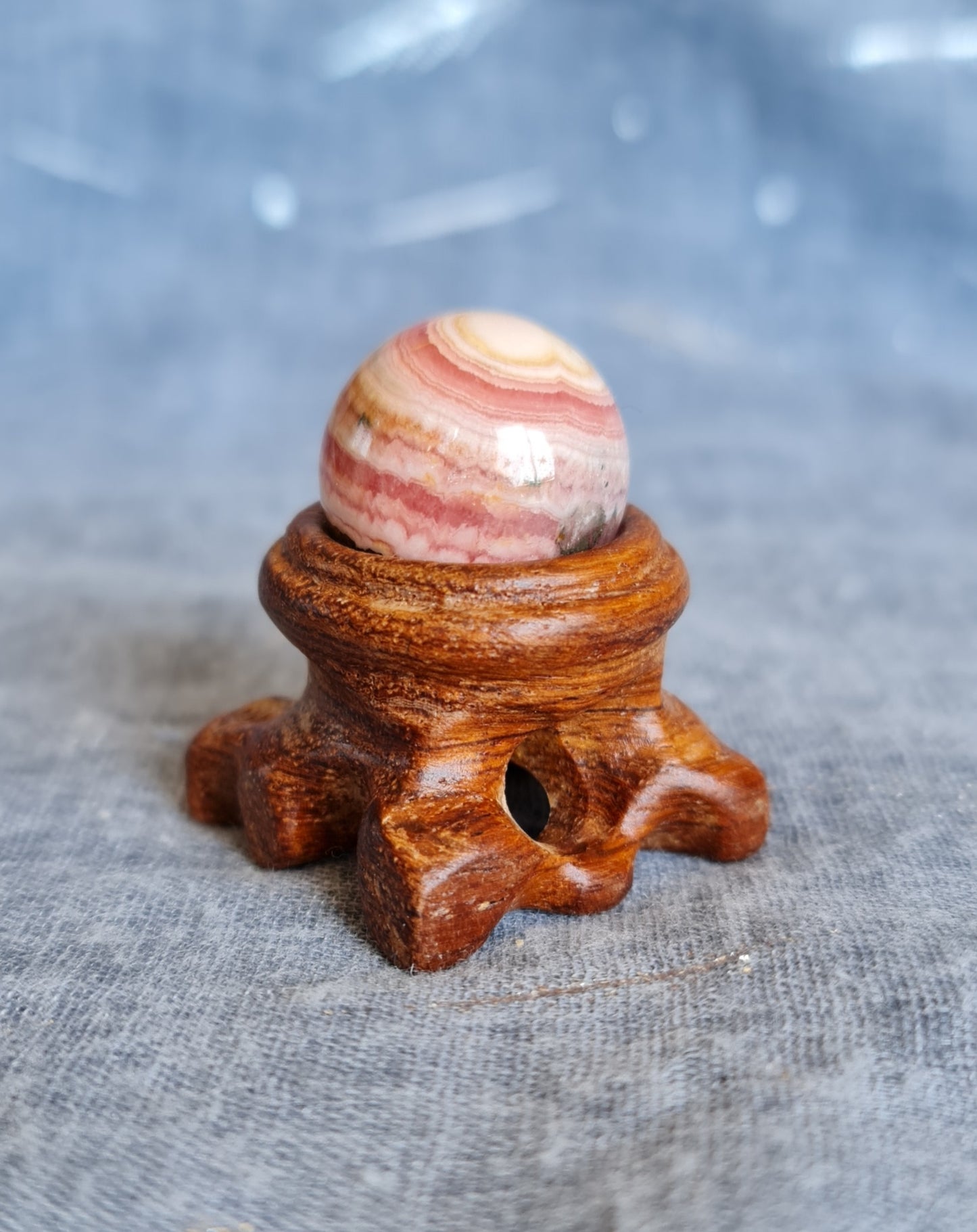 Rhodochrosite Sphere