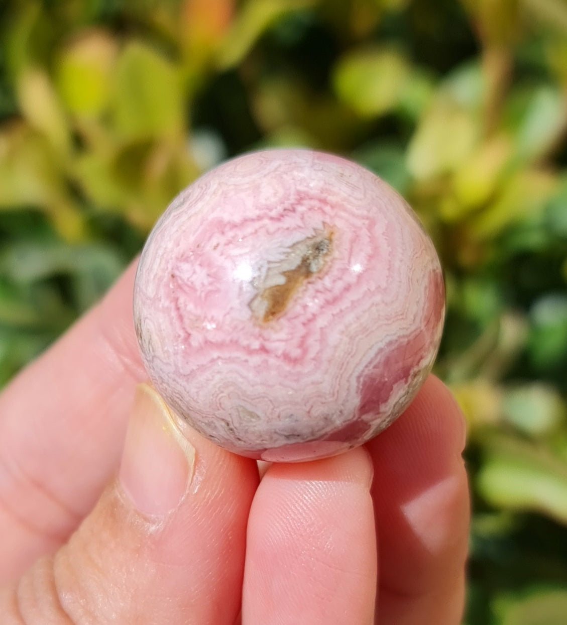 Rhodochrosite Sphere