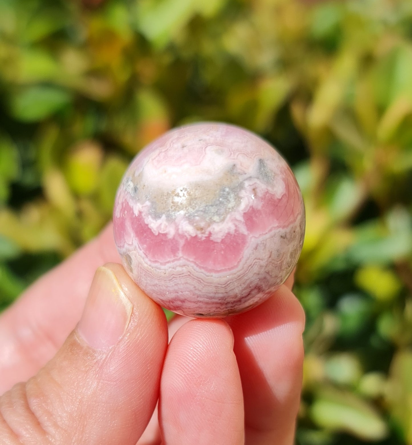 Rhodochrosite Sphere