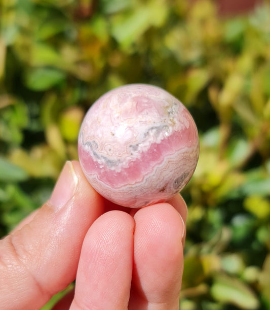 Rhodochrosite Sphere