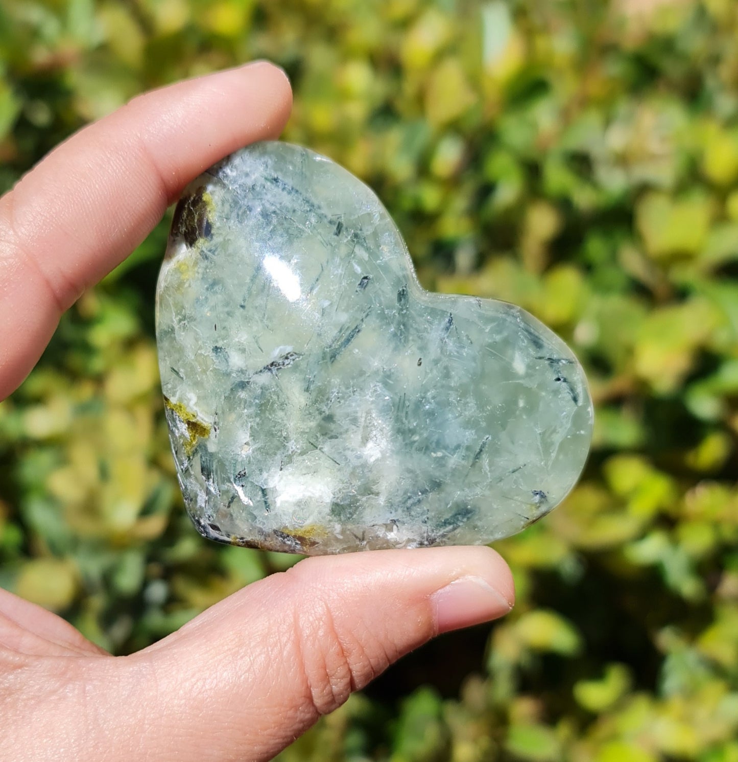 Prehnite Heart