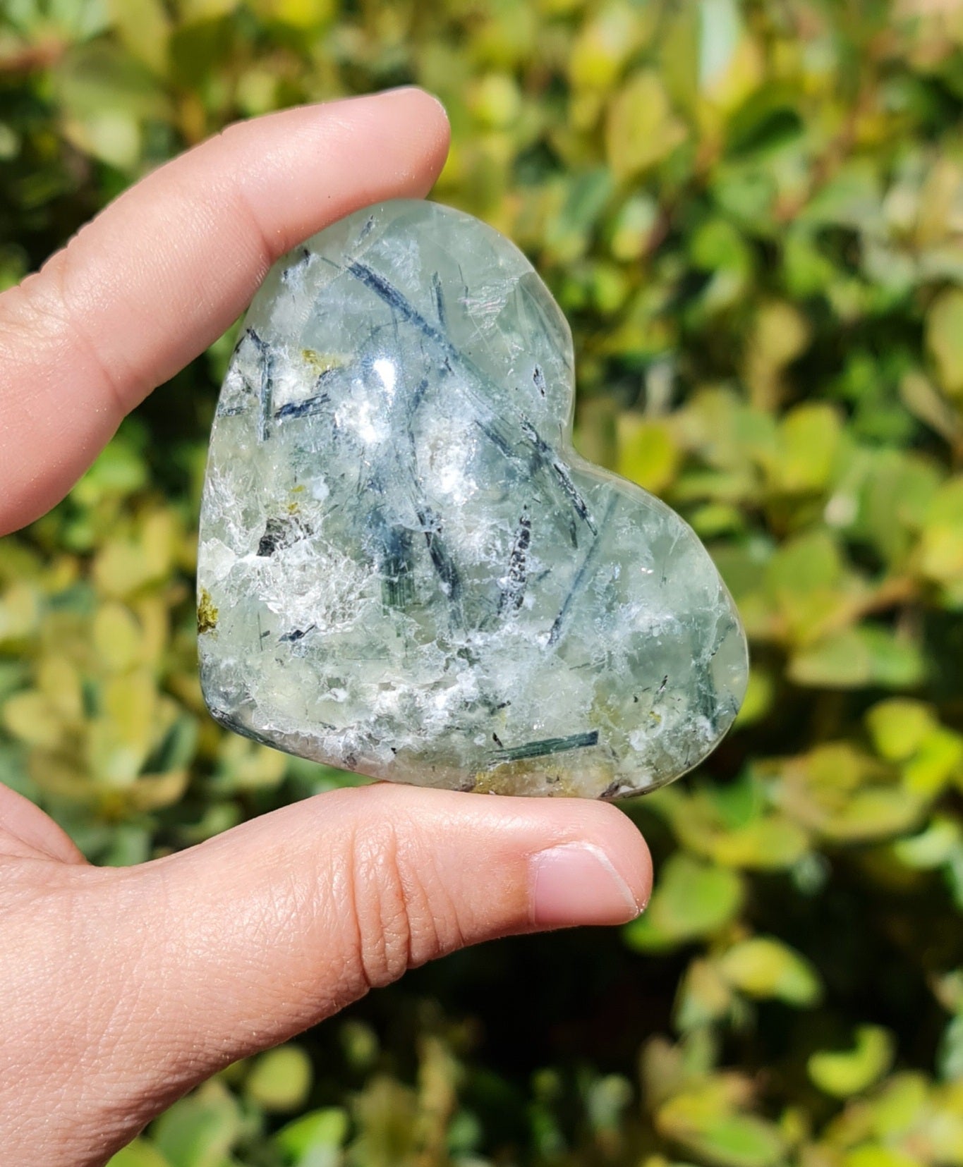 Prehnite Heart