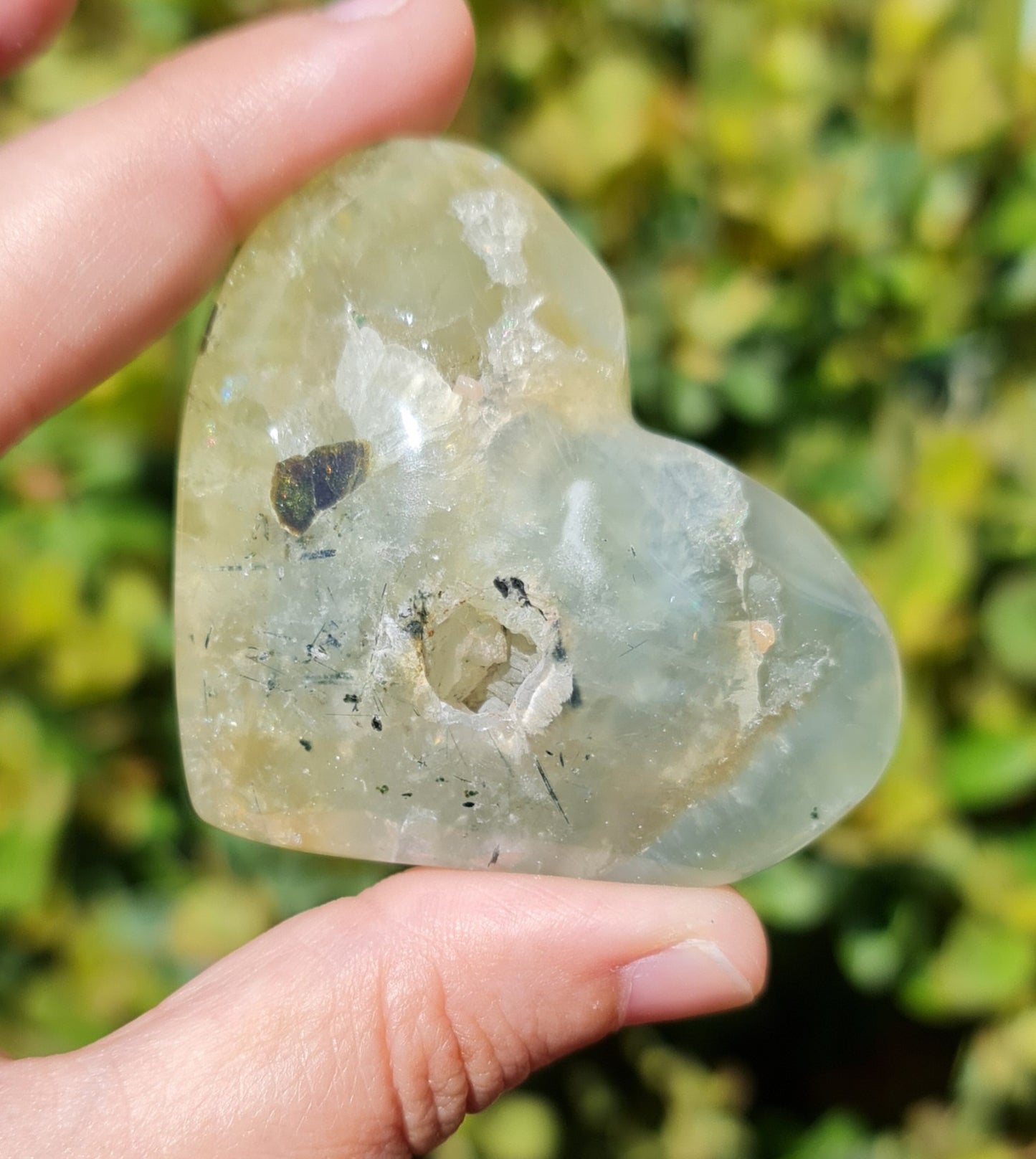 Prehnite Heart