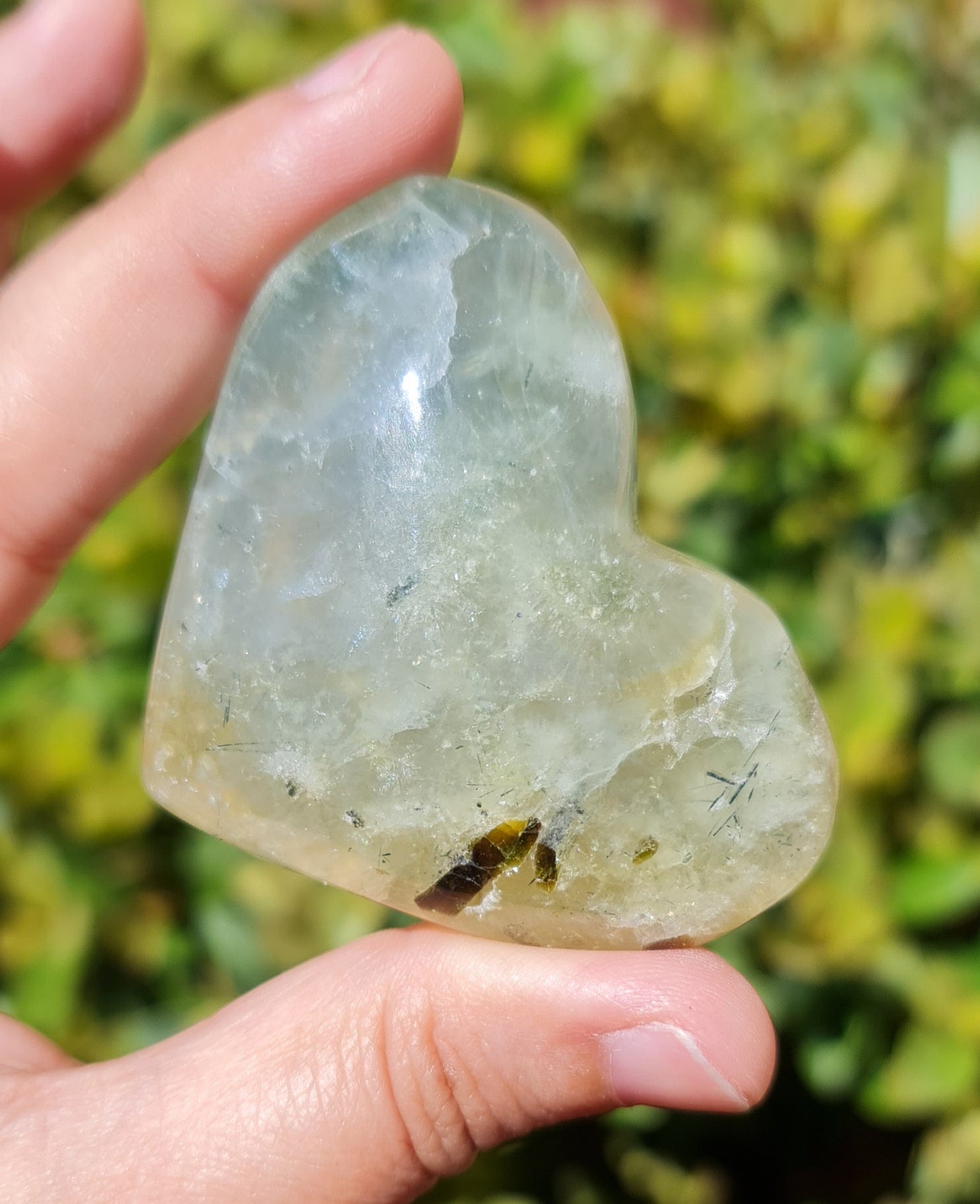 Prehnite Heart