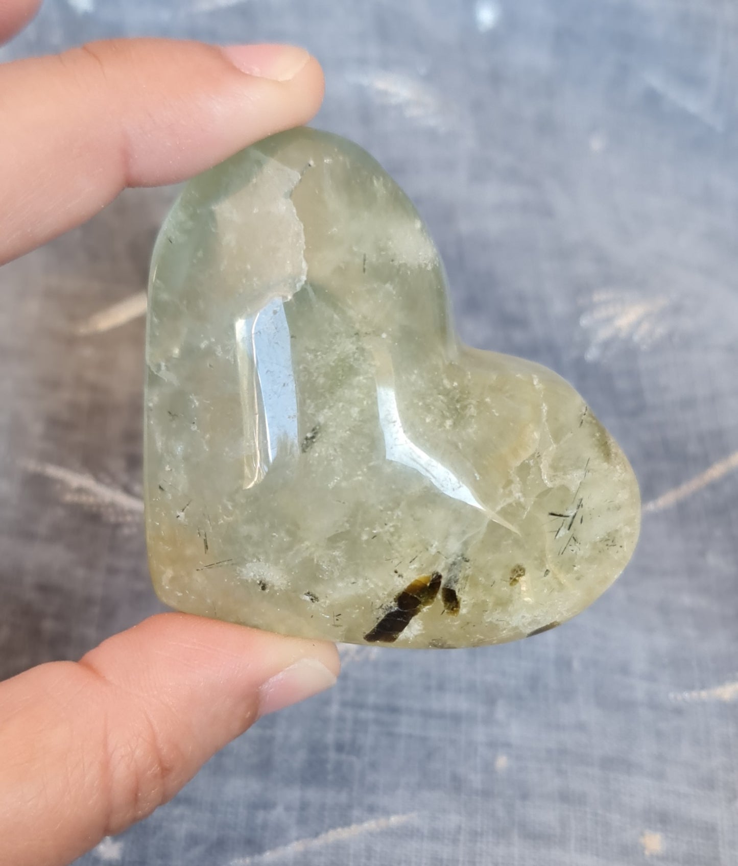 Prehnite Heart