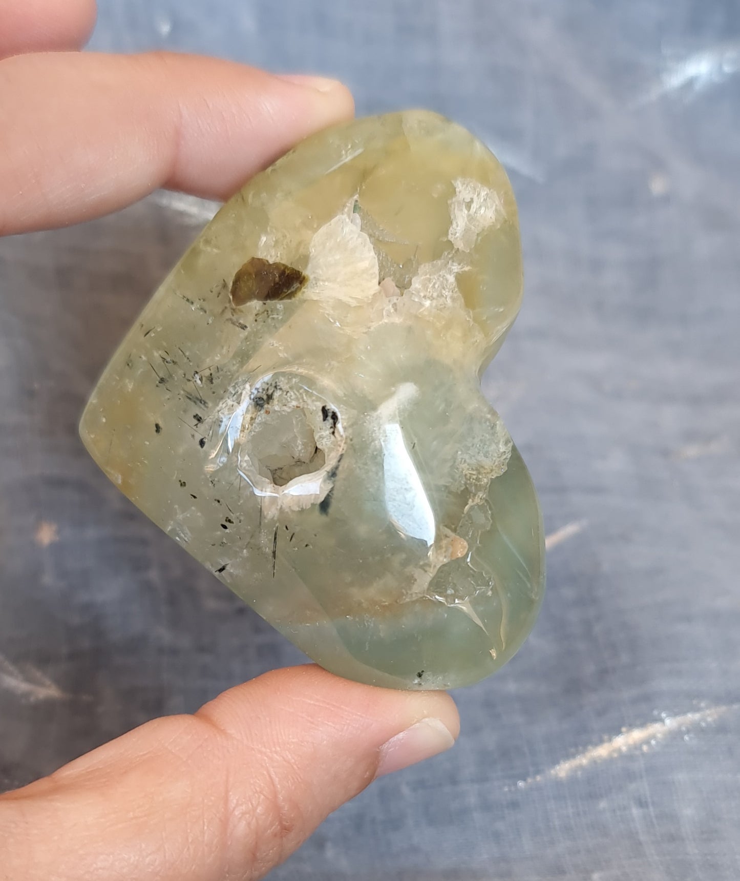 Prehnite Heart