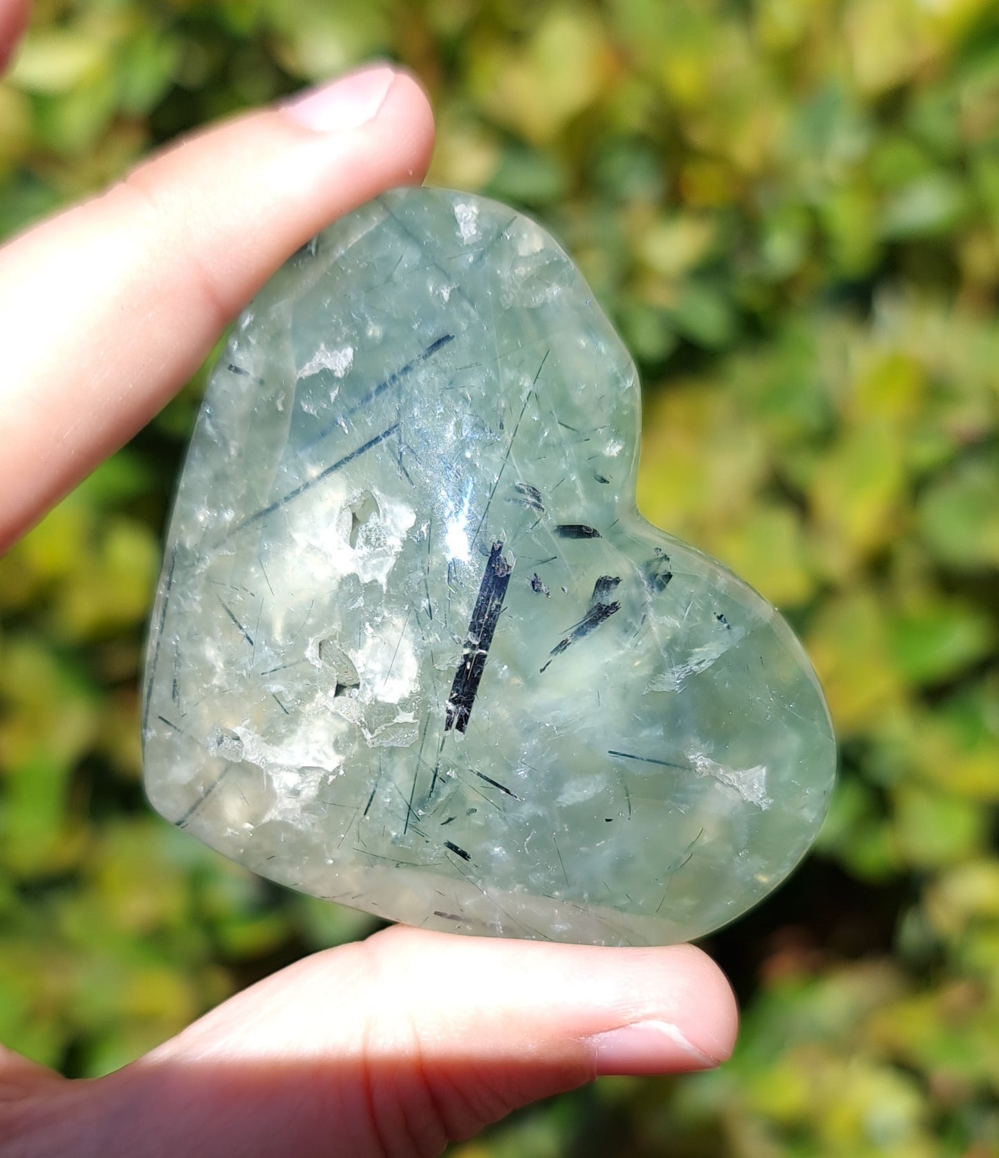 Prehnite Heart