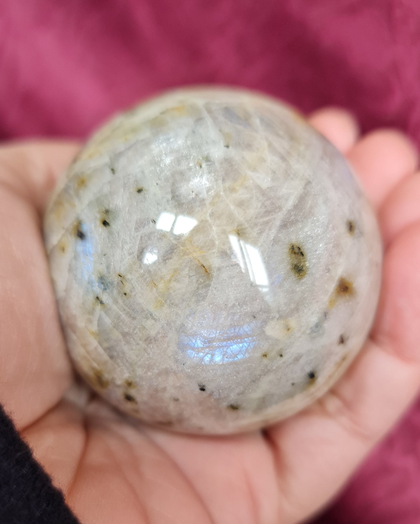 Belomorite - Moonstone with Sunstone Sphere 5.5 cm