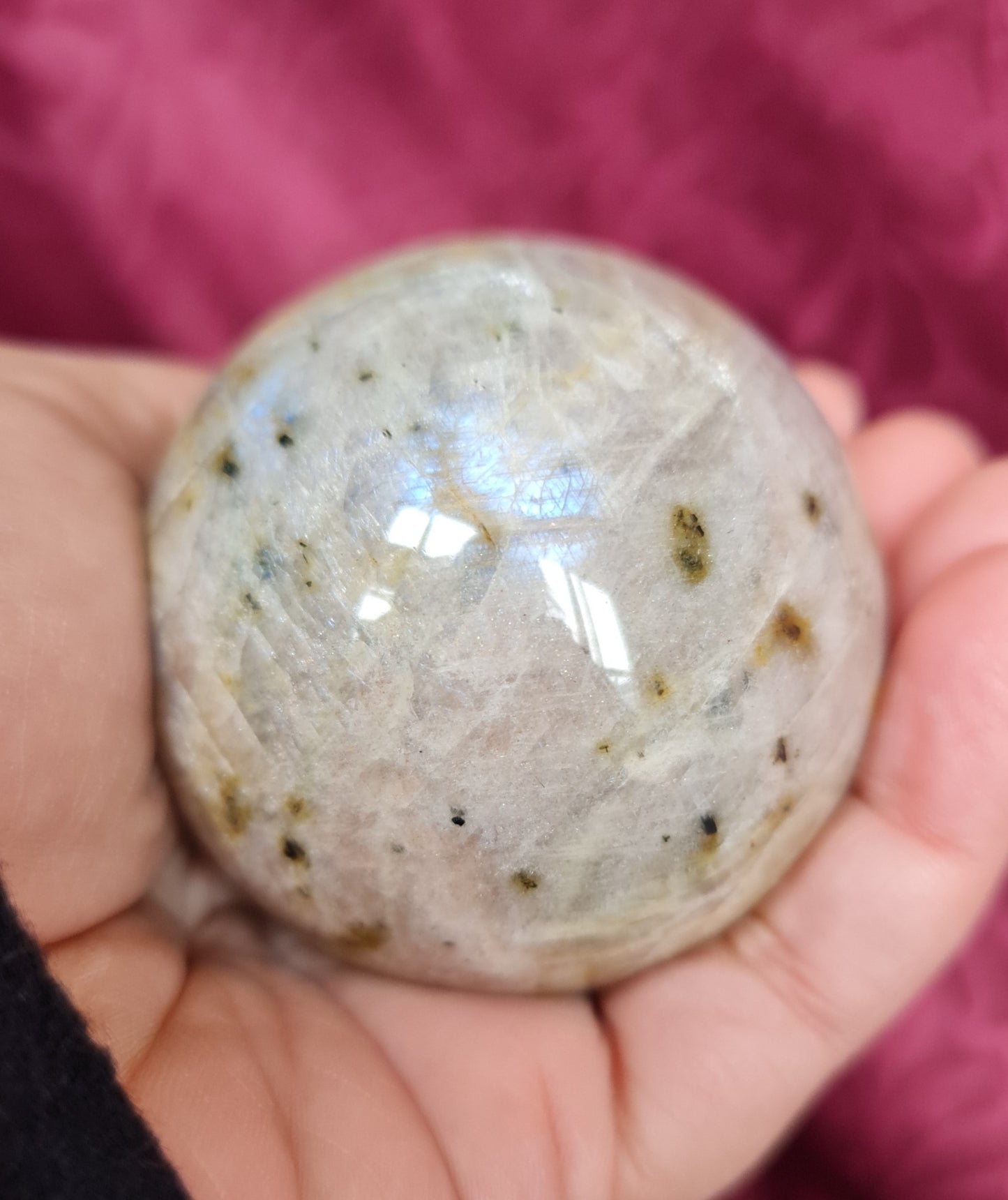 Belomorite - Moonstone with Sunstone Sphere 5.5 cm