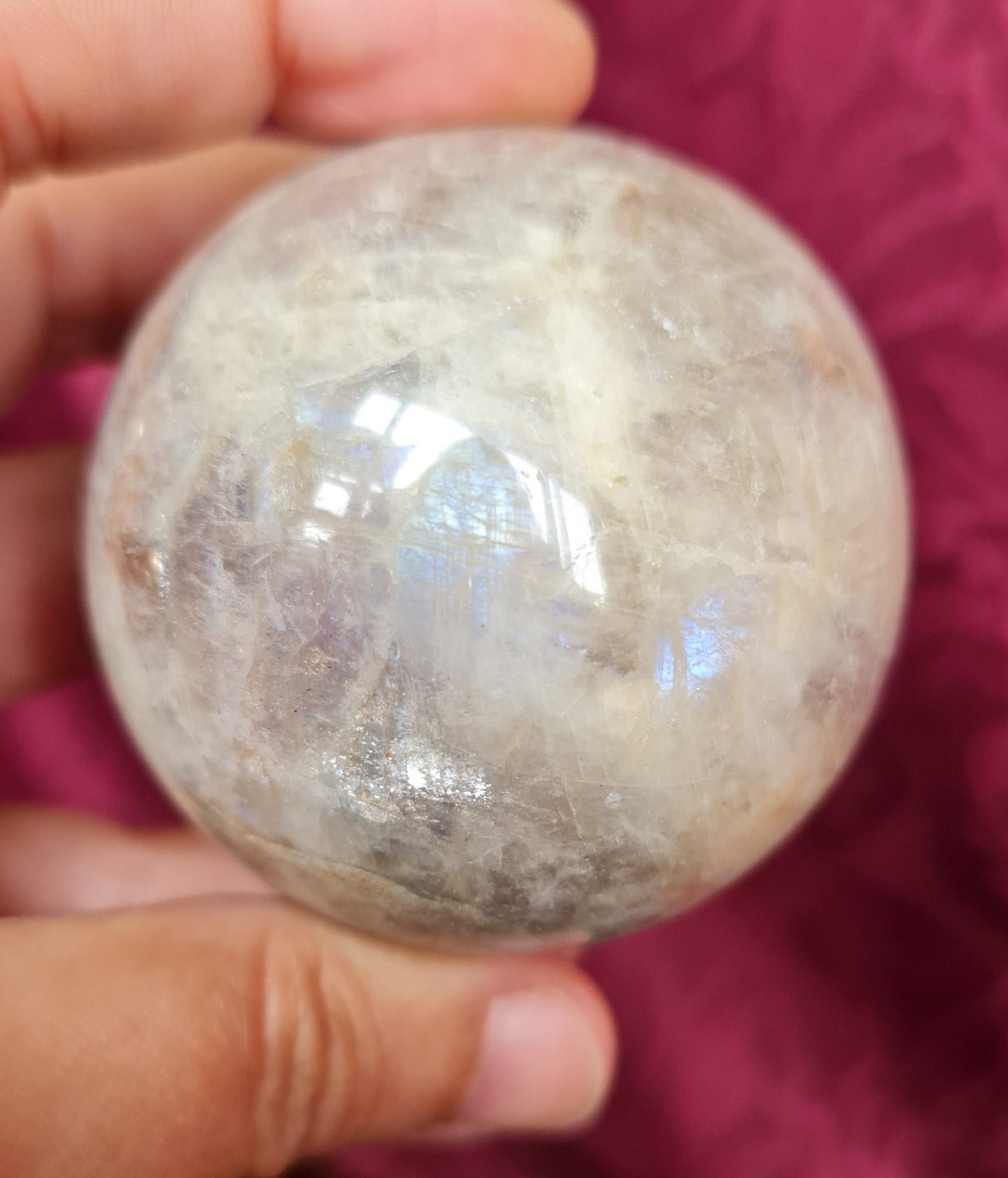 Belomorite - Moonstone with Sunstone Sphere 5.5 cm