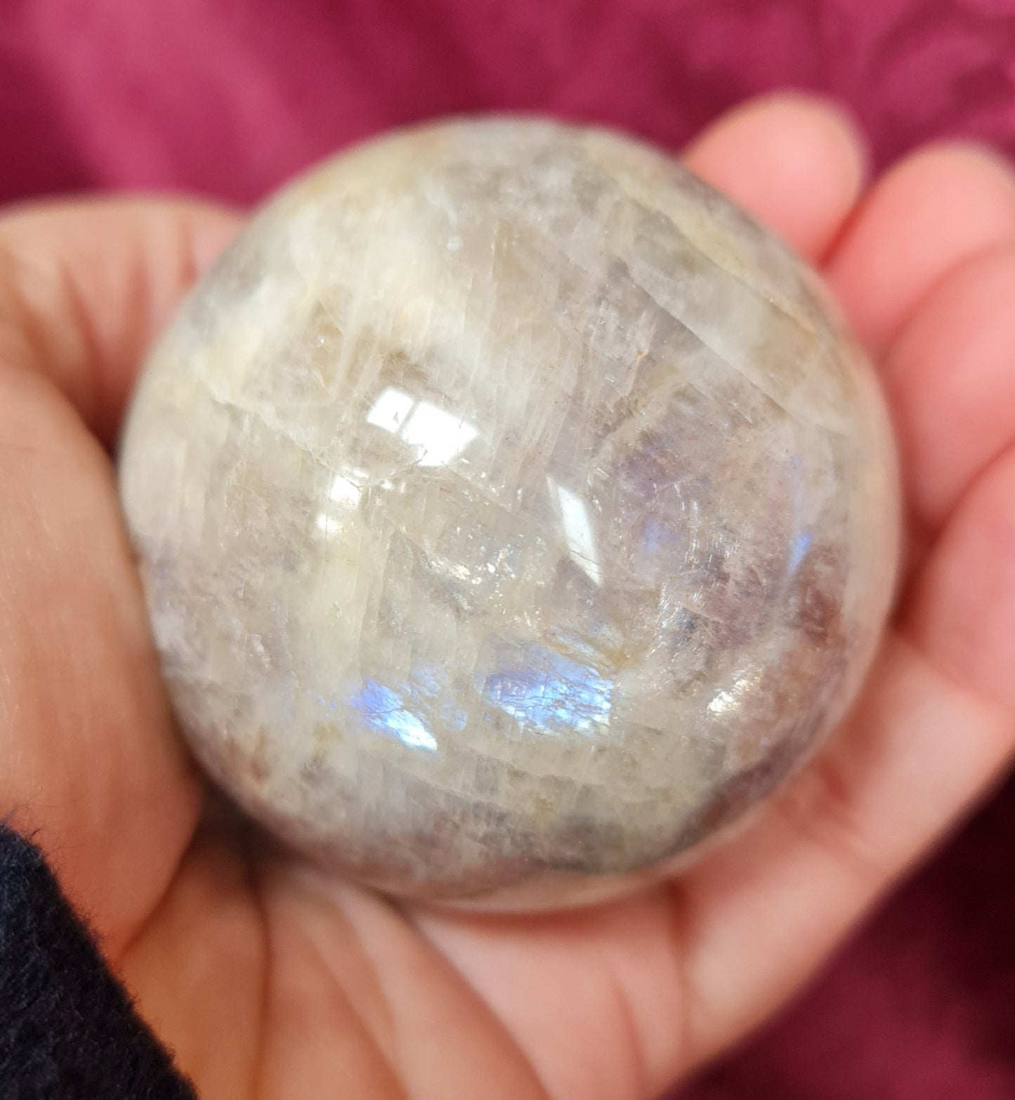 Belomorite - Moonstone with Sunstone Sphere 5.5 cm
