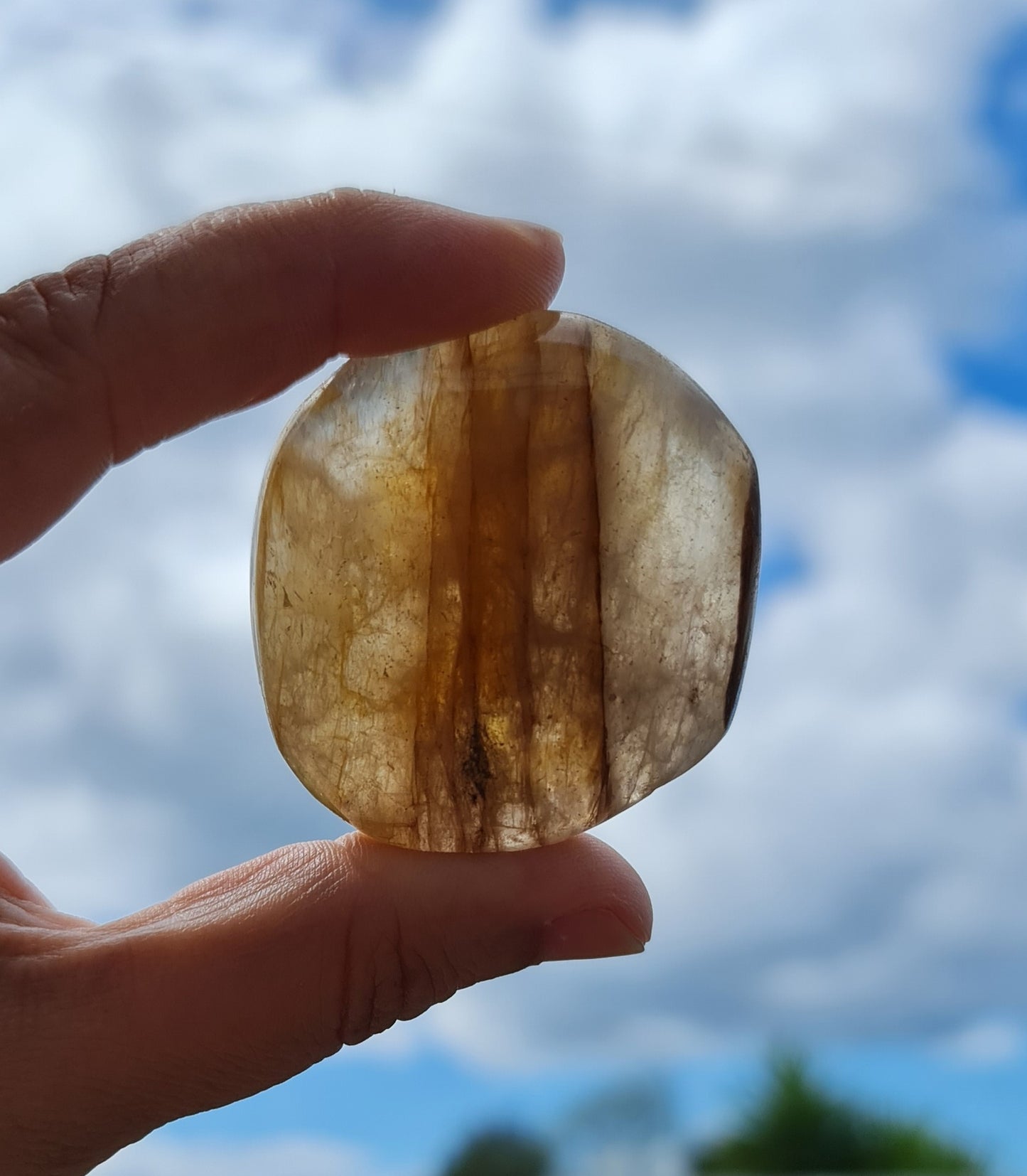 Golden Healer Palmstone
