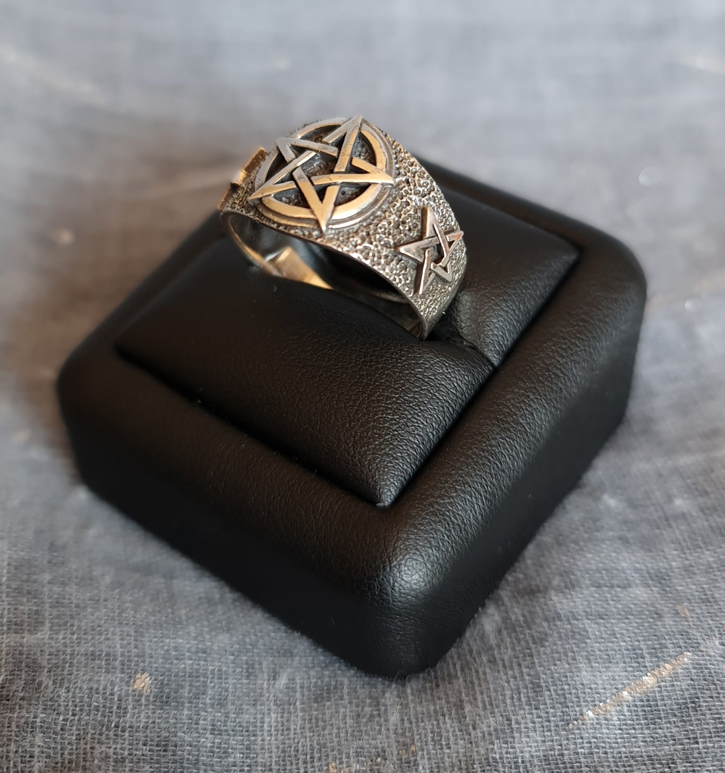 Sterling Silver Pentacle Ring