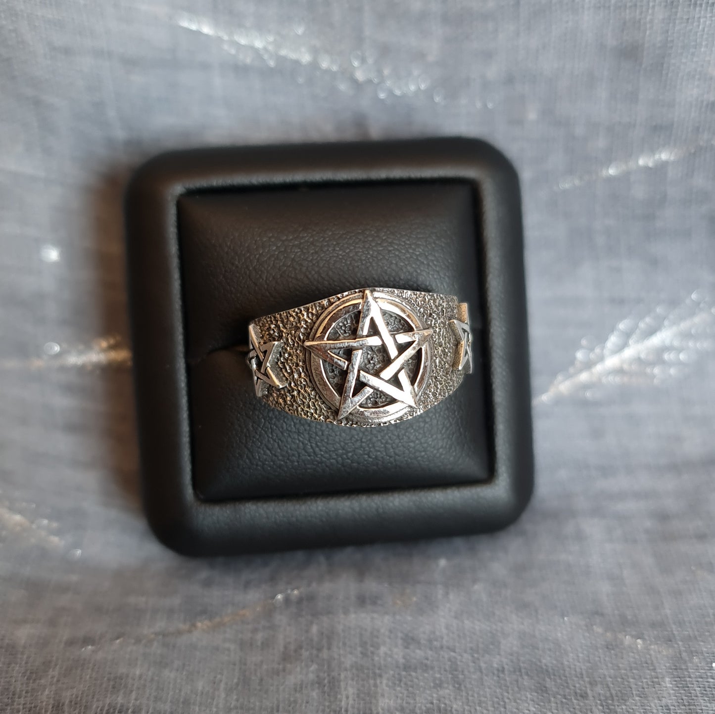 Sterling Silver Pentacle Ring