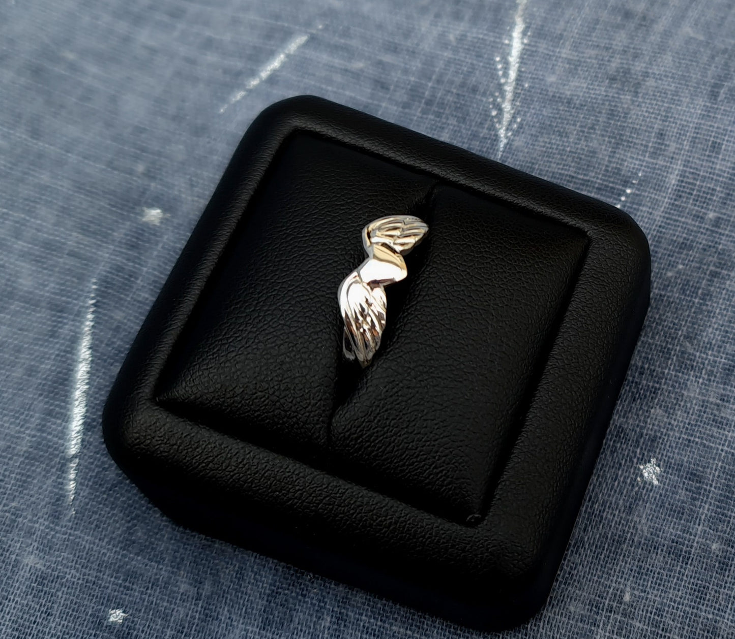 Sterling Silver Winged Heart Ring