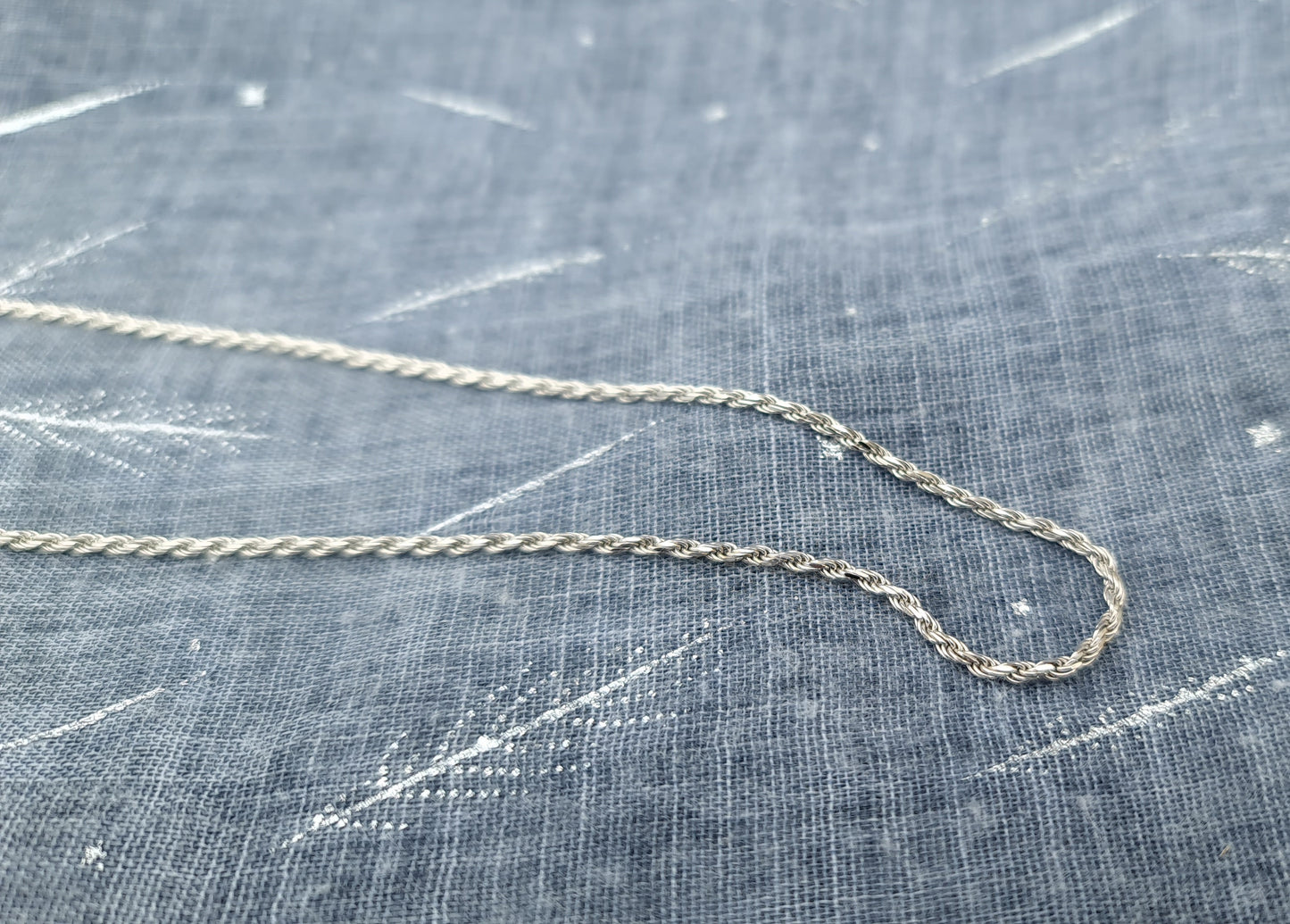 Sterling Silver Rope Chain - 1.8mm