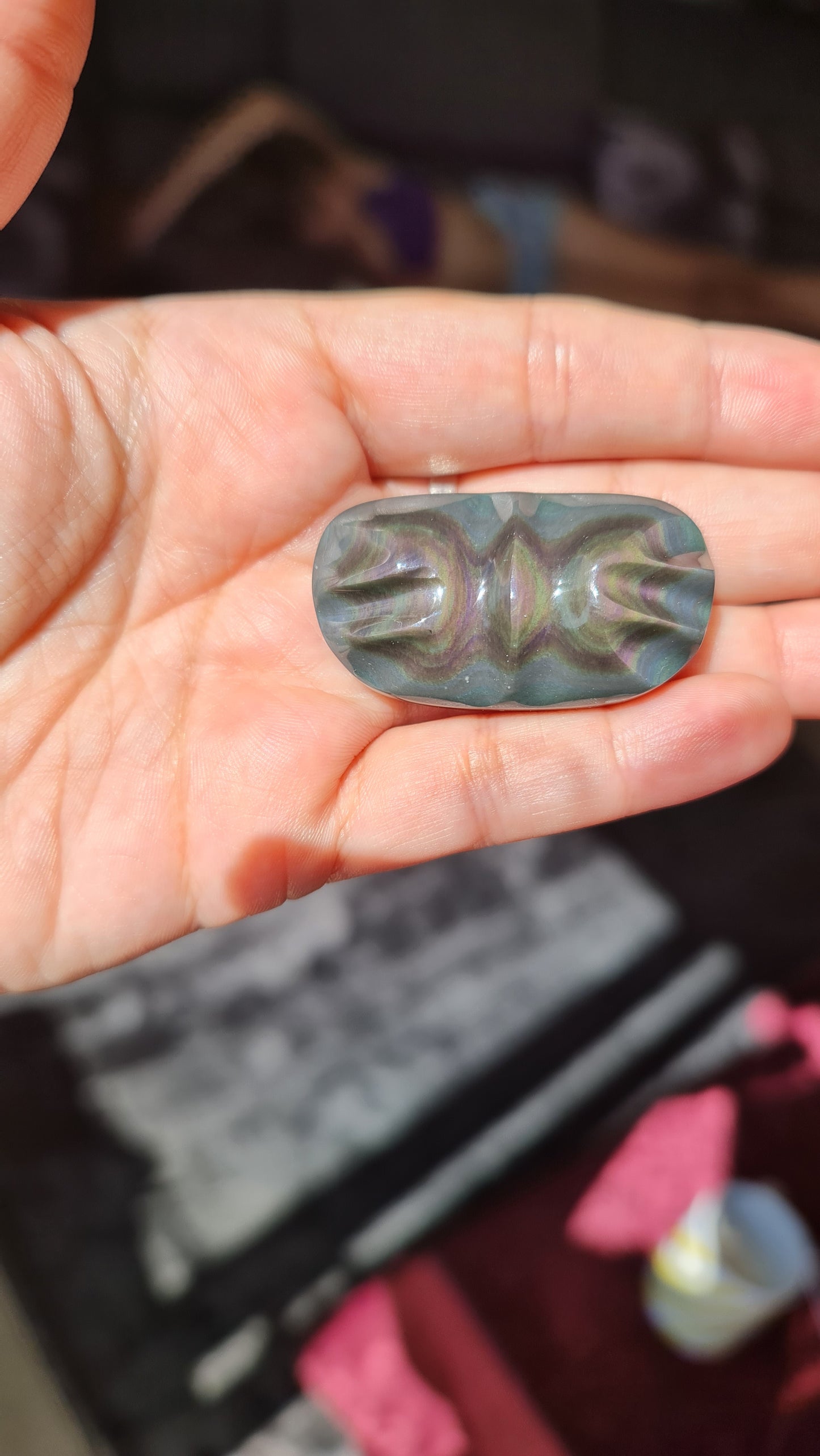 Rainbow Obsidian Butterfly