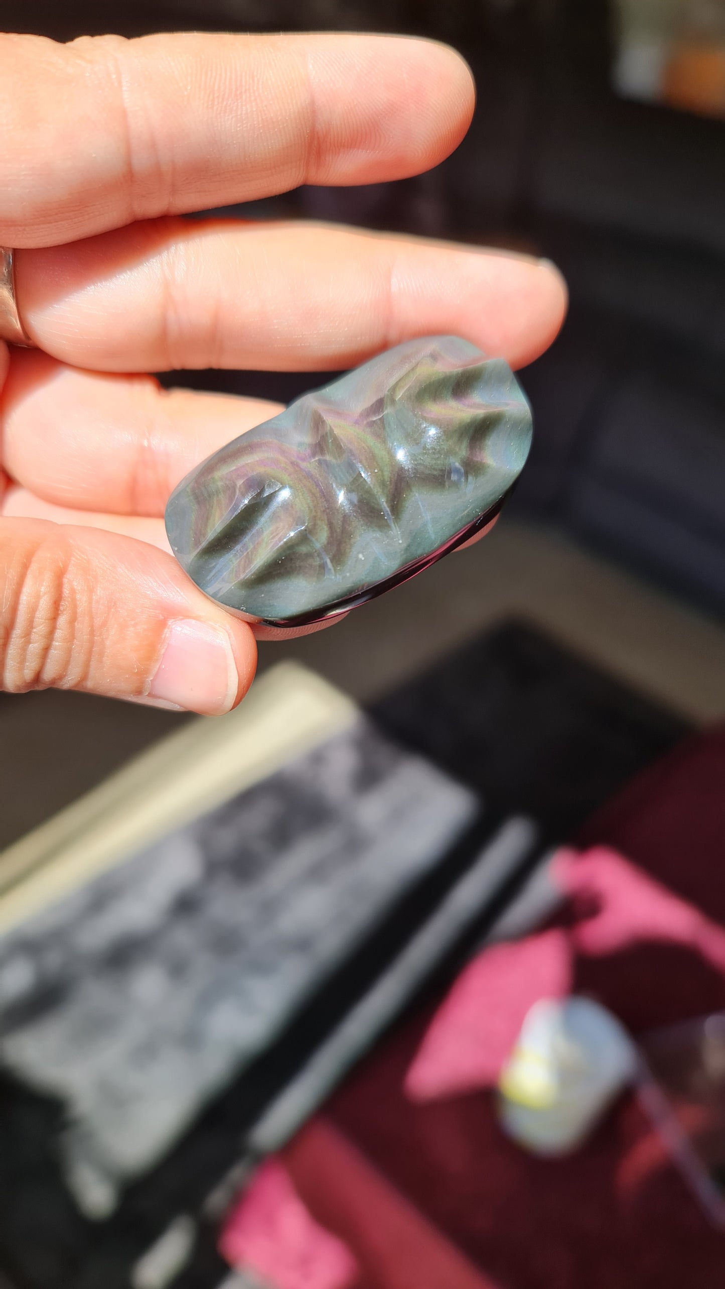 Rainbow Obsidian Butterfly