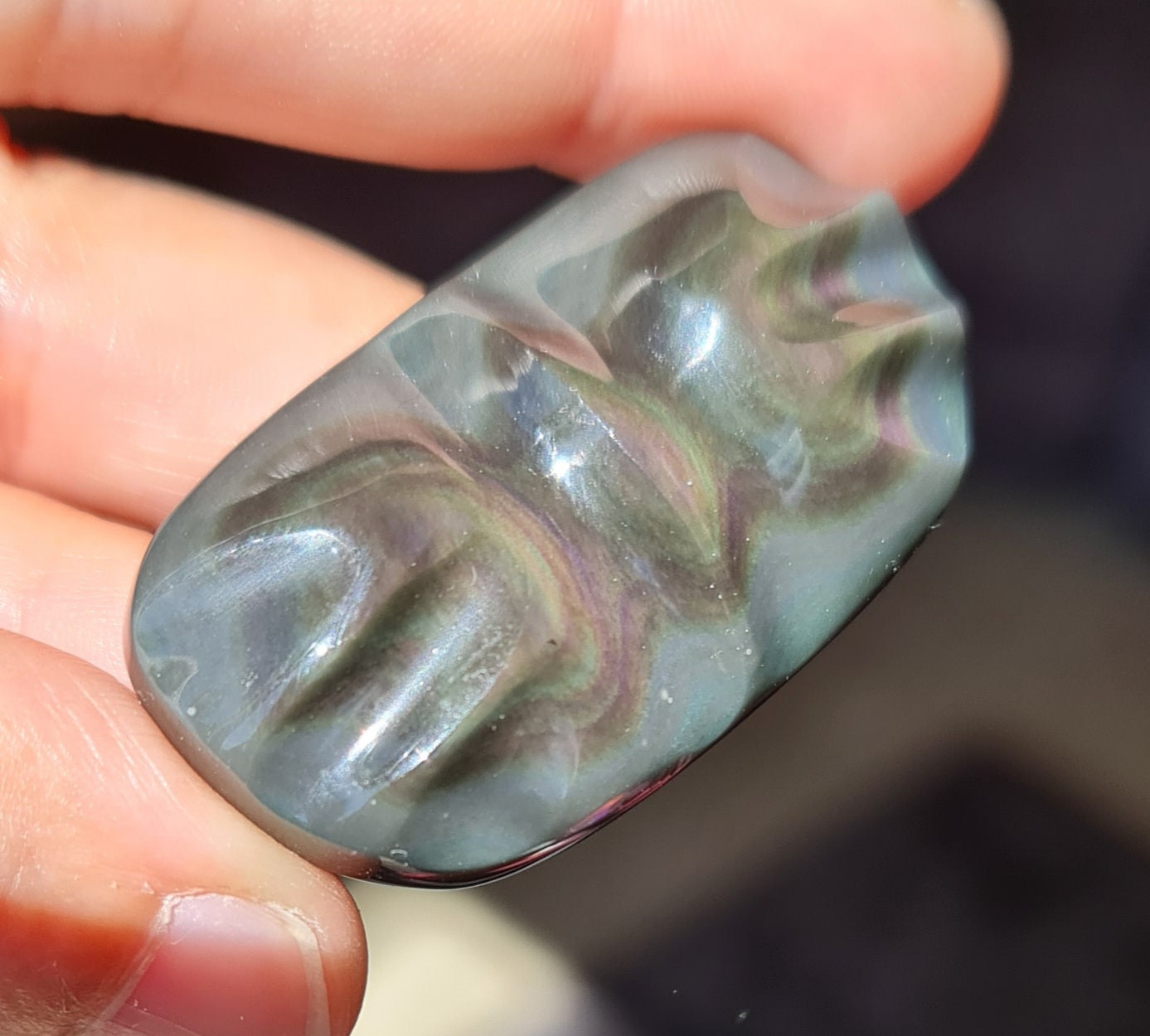 Rainbow Obsidian Butterfly