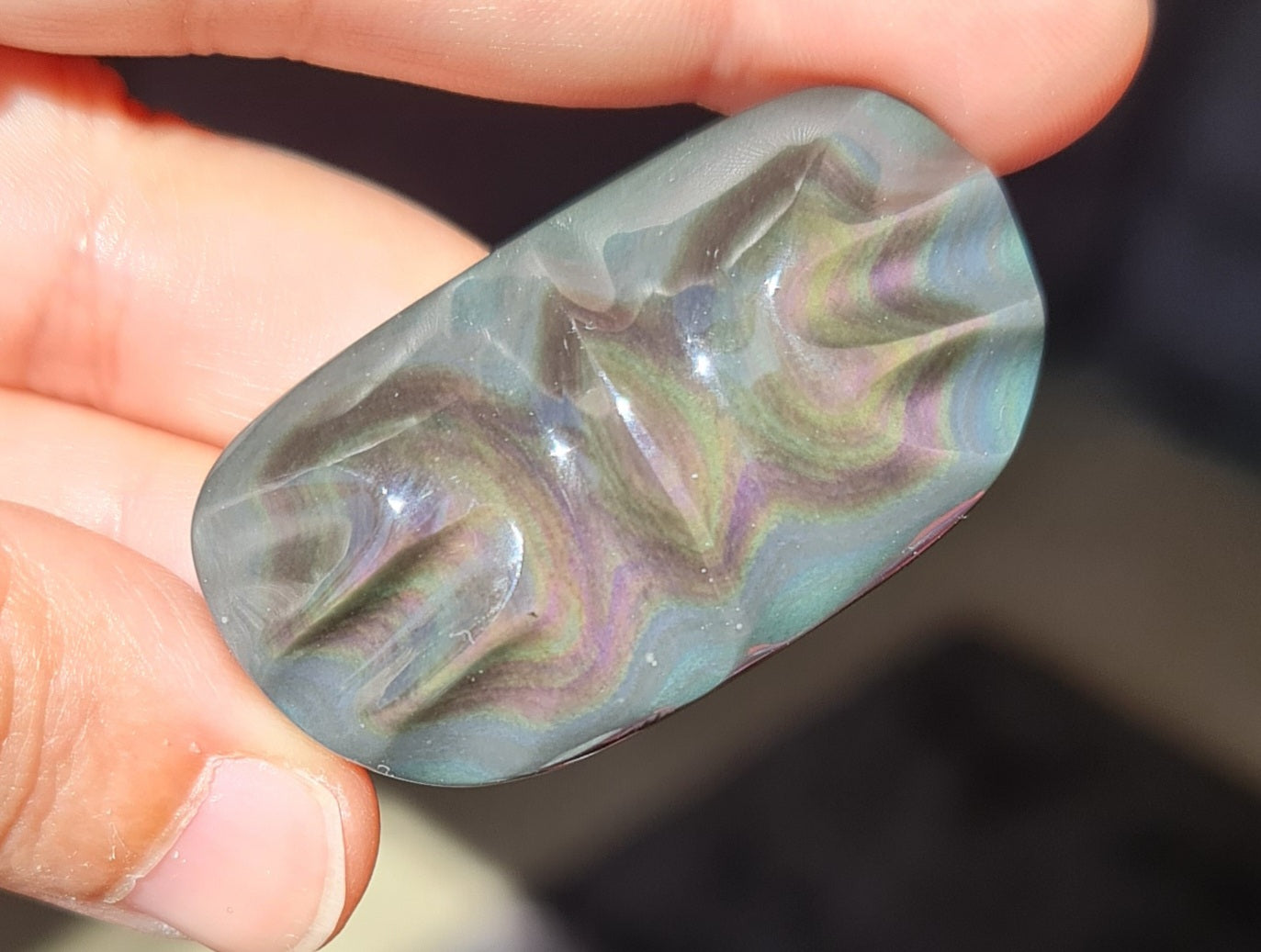 Rainbow Obsidian Butterfly