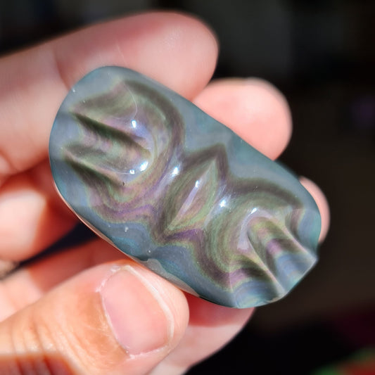 Rainbow Obsidian Butterfly