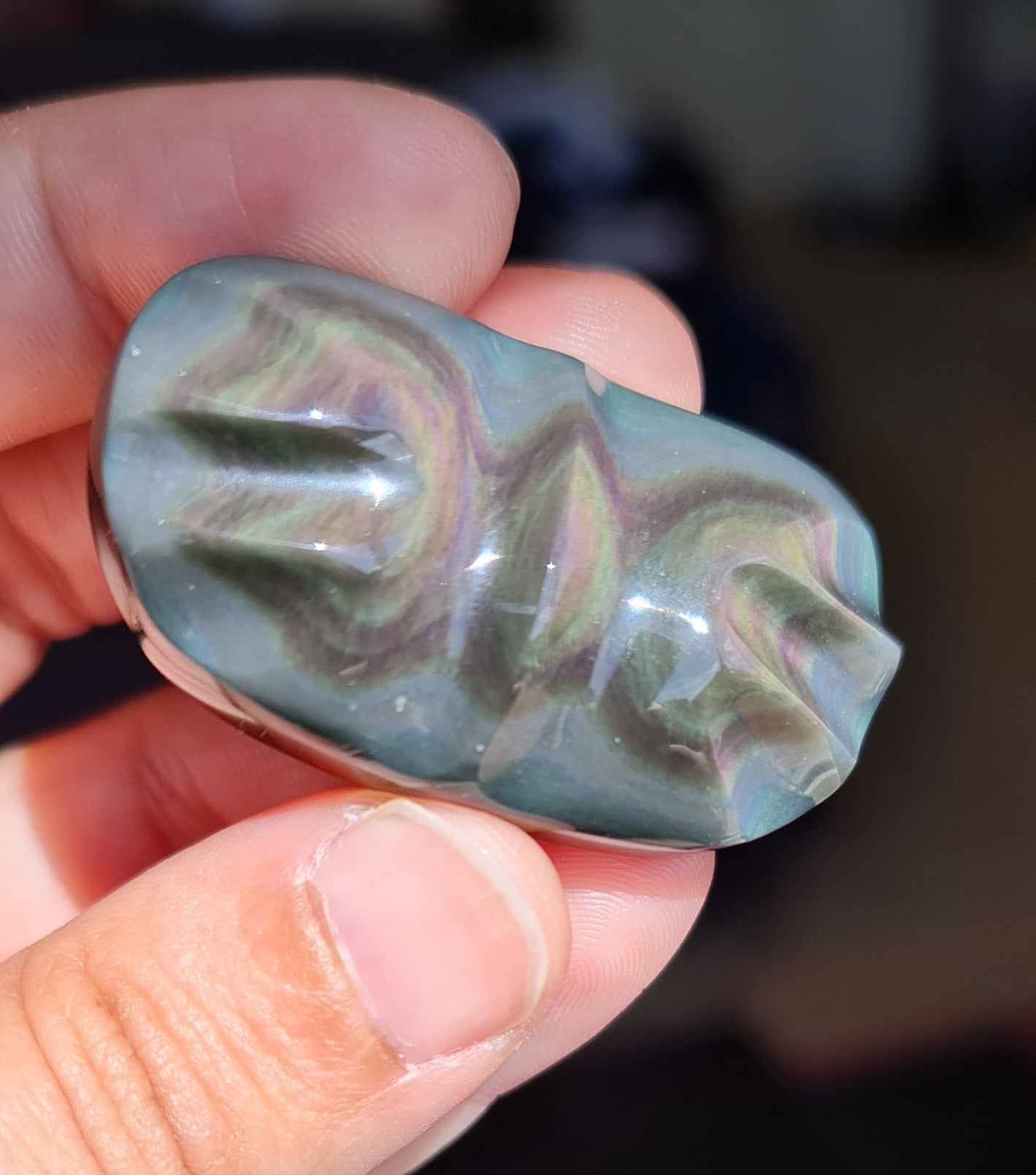 Rainbow Obsidian Butterfly