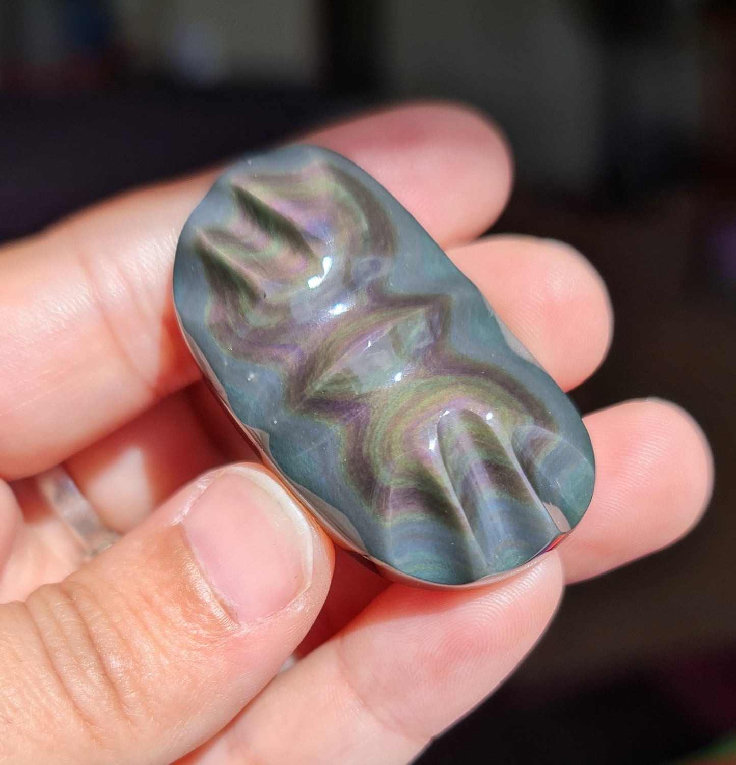 Rainbow Obsidian Butterfly