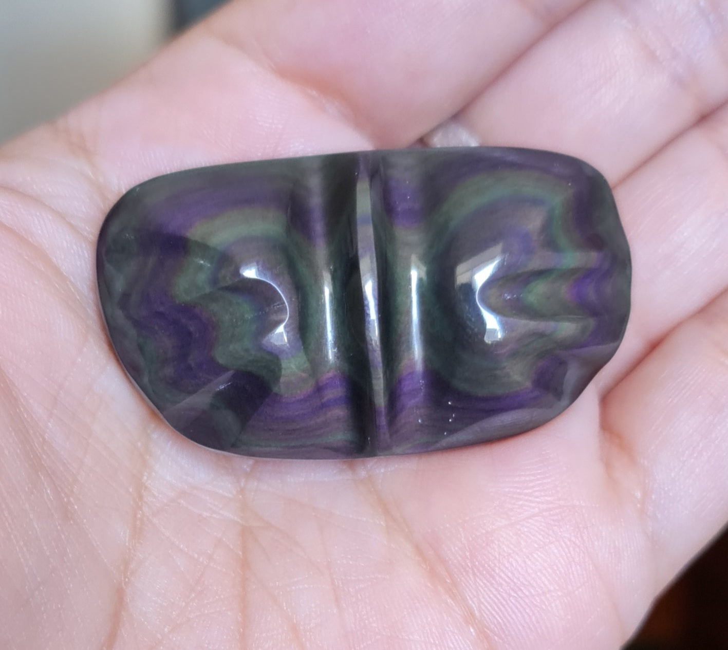 Rainbow Obsidian Butterfly