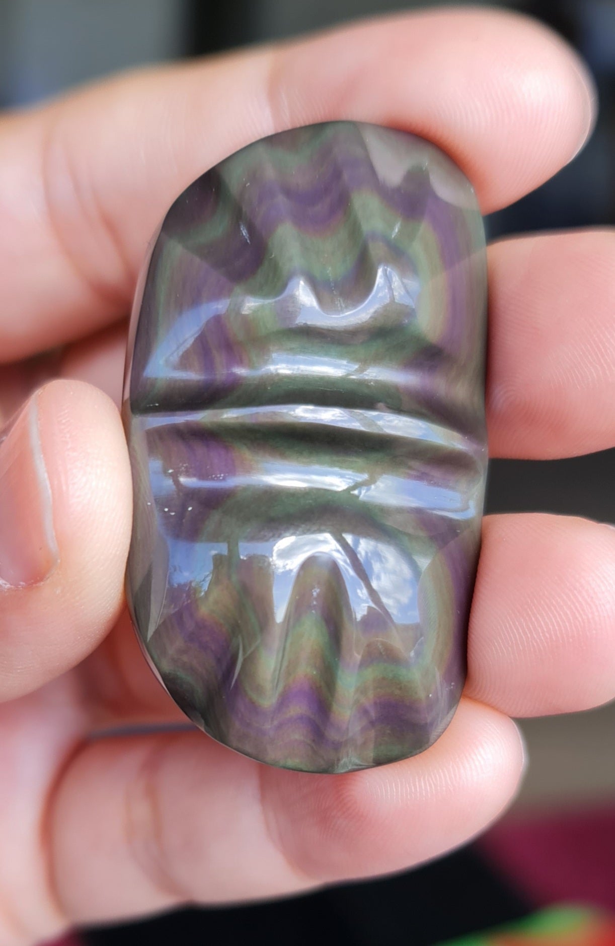 Rainbow Obsidian Butterfly