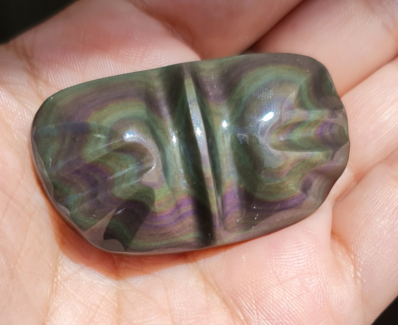 Rainbow Obsidian Butterfly