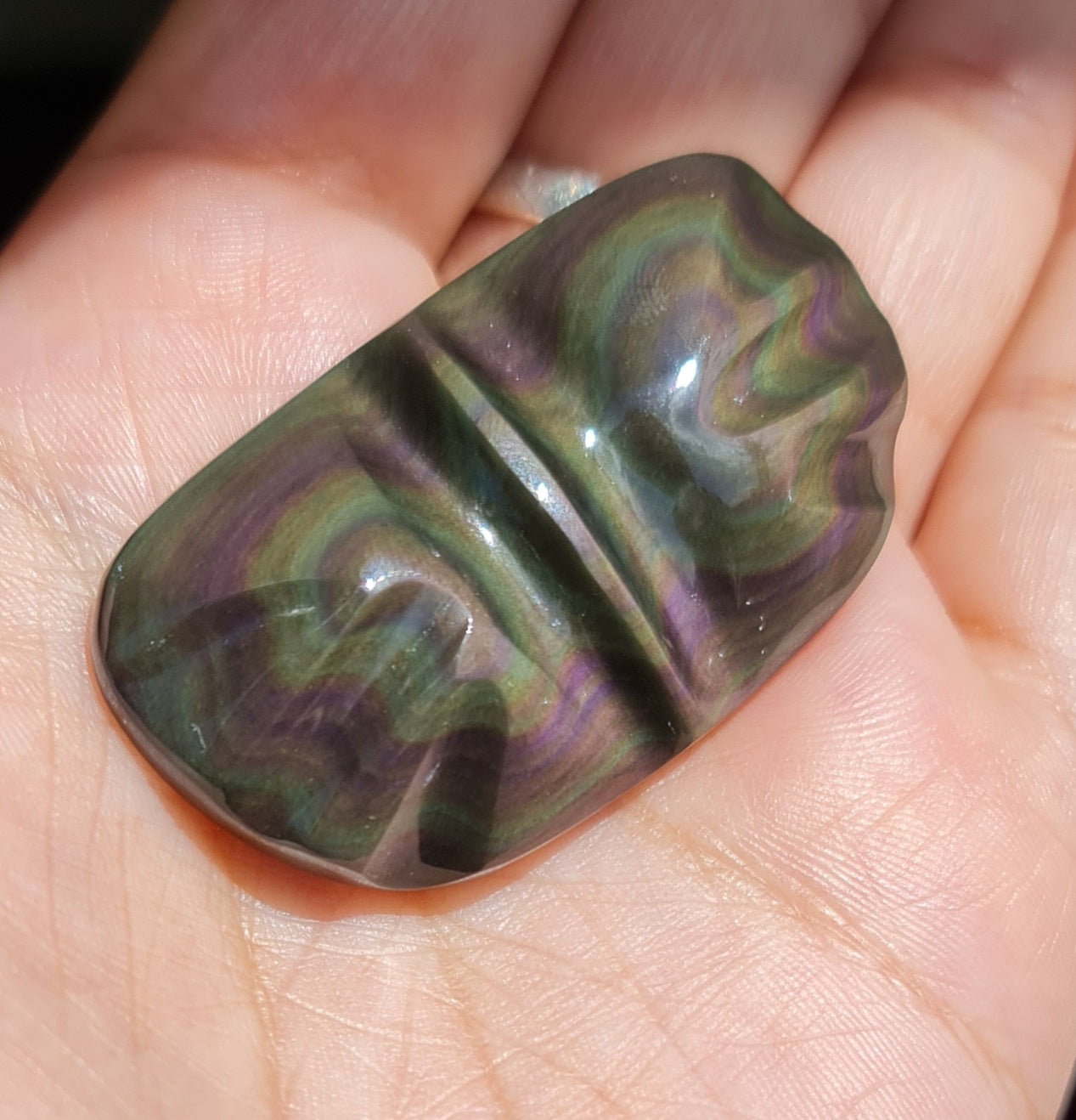 Rainbow Obsidian Butterfly