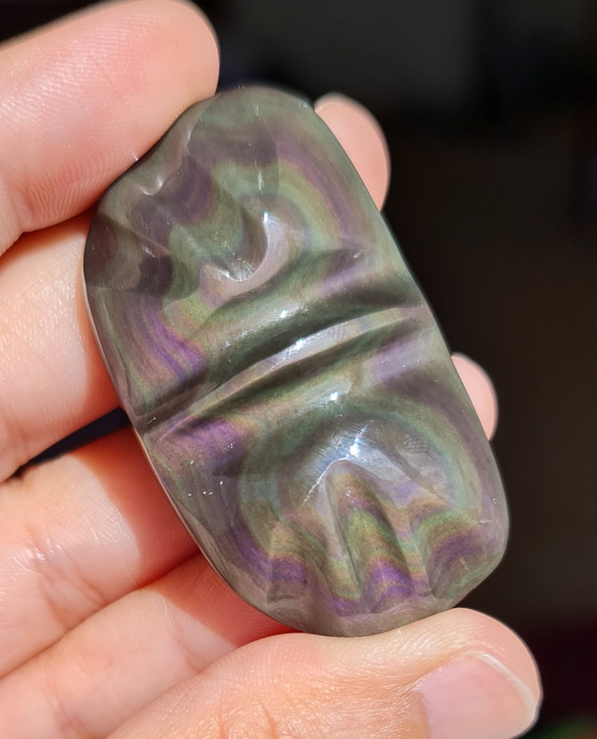 Rainbow Obsidian Butterfly