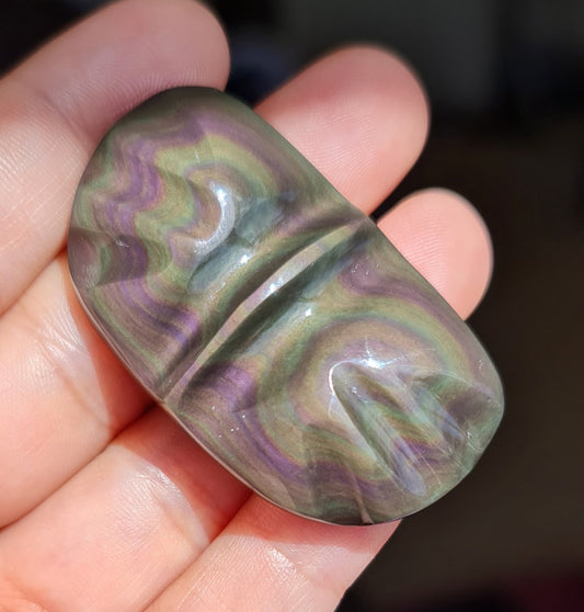 Rainbow Obsidian Butterfly