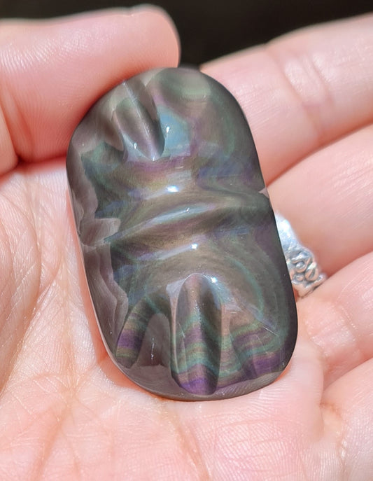 Rainbow Obsidian Butterfly