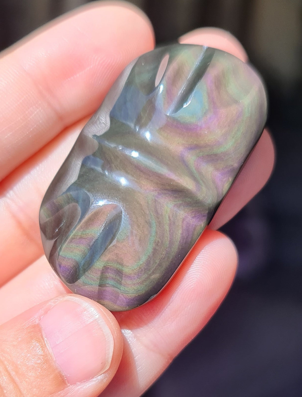 Rainbow Obsidian Butterfly