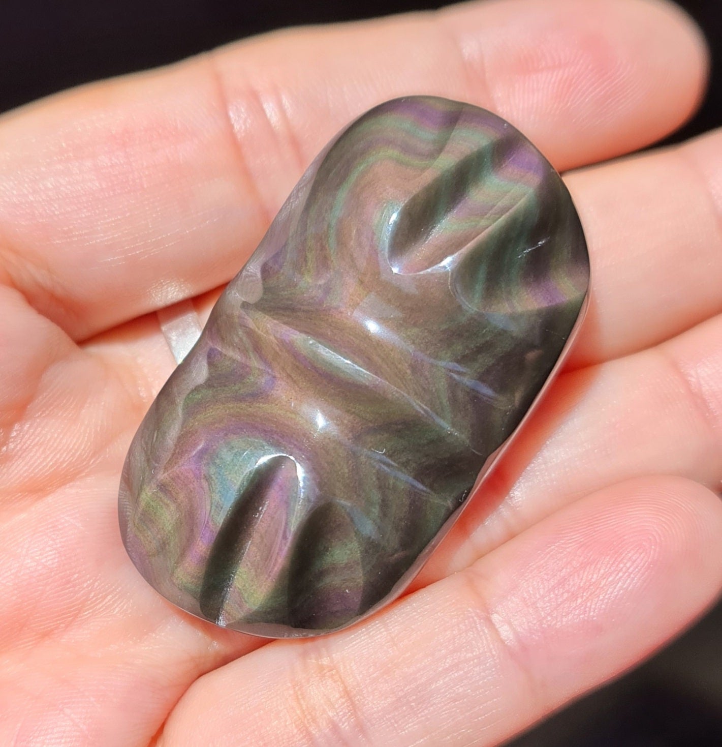 Rainbow Obsidian Butterfly