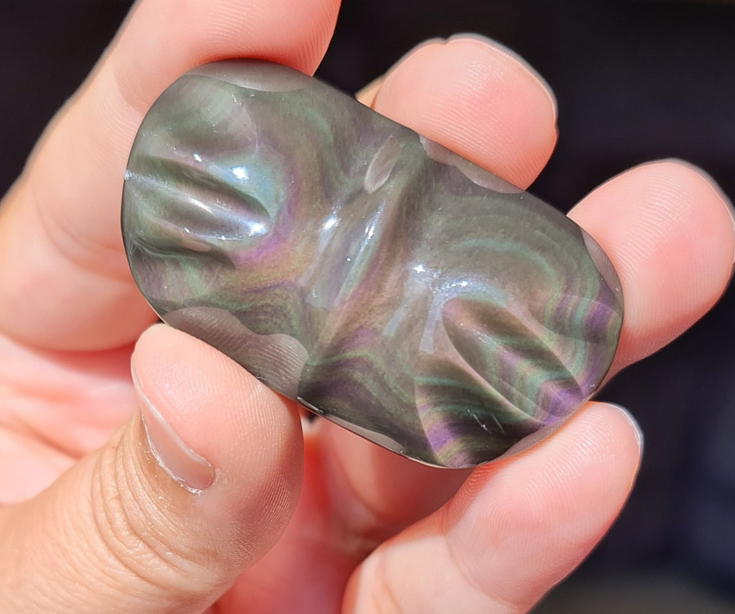 Rainbow Obsidian Butterfly