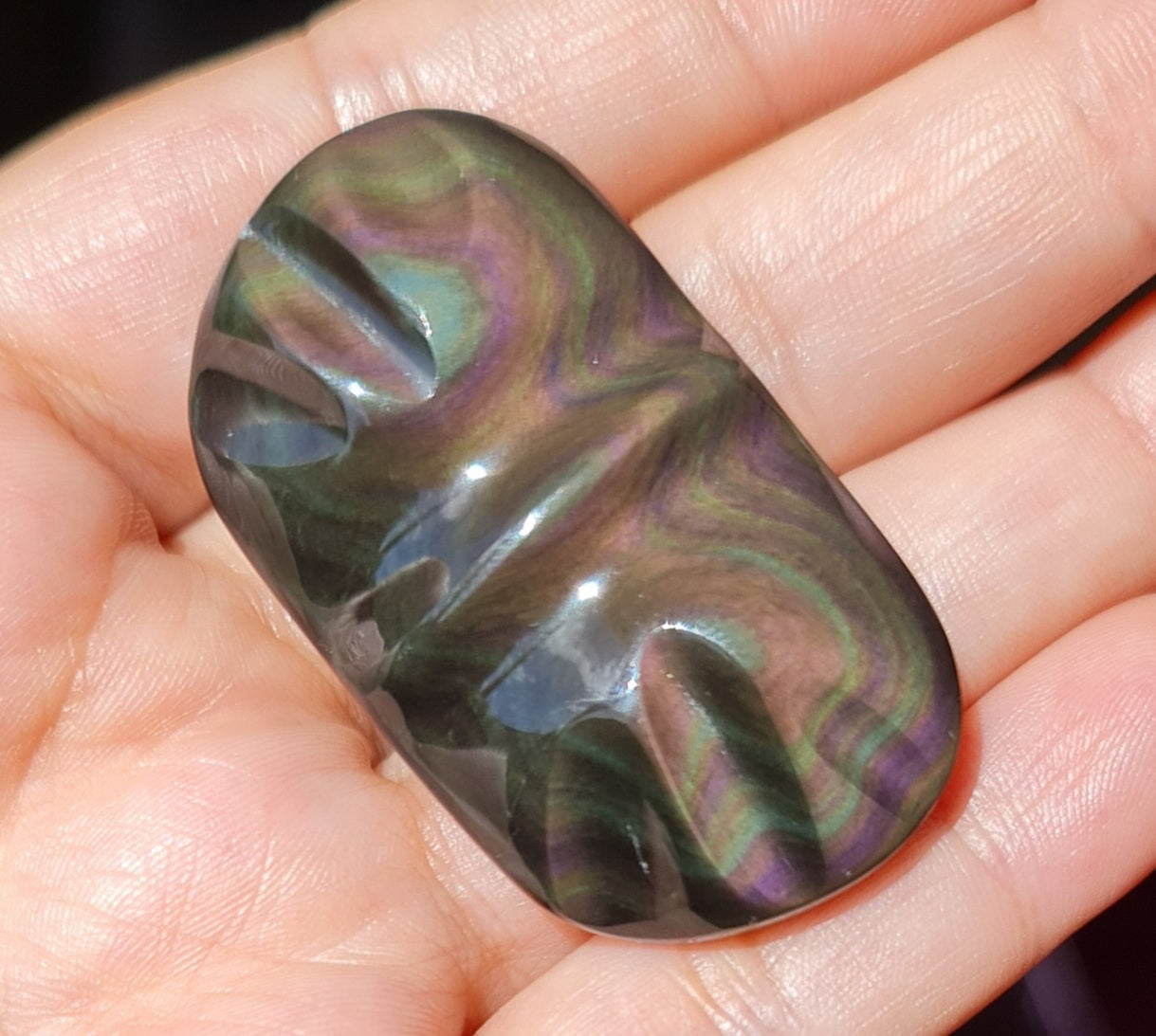 Rainbow Obsidian Butterfly