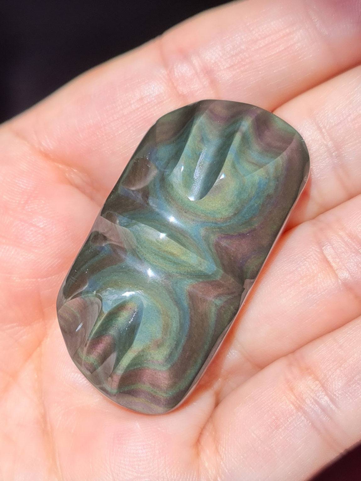 Rainbow Obsidian Butterfly