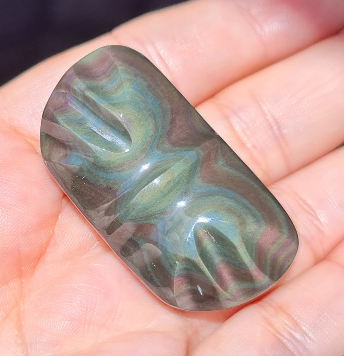 Rainbow Obsidian Butterfly