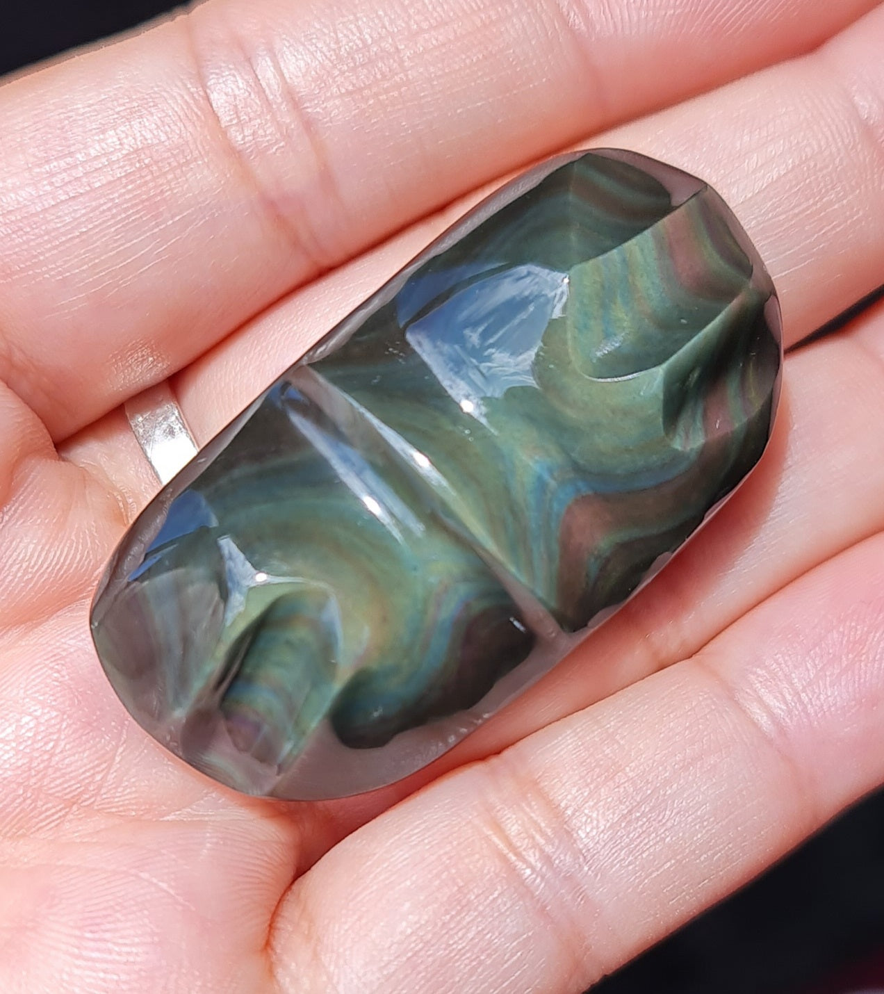 Rainbow Obsidian Butterfly