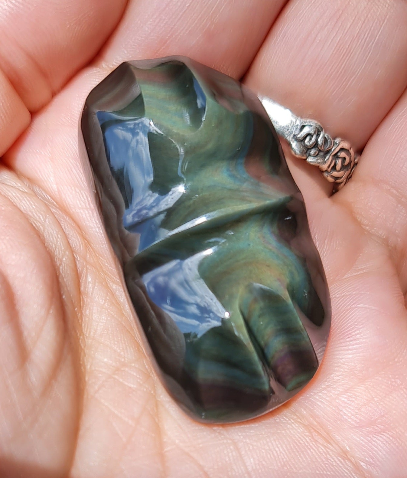 Rainbow Obsidian Butterfly